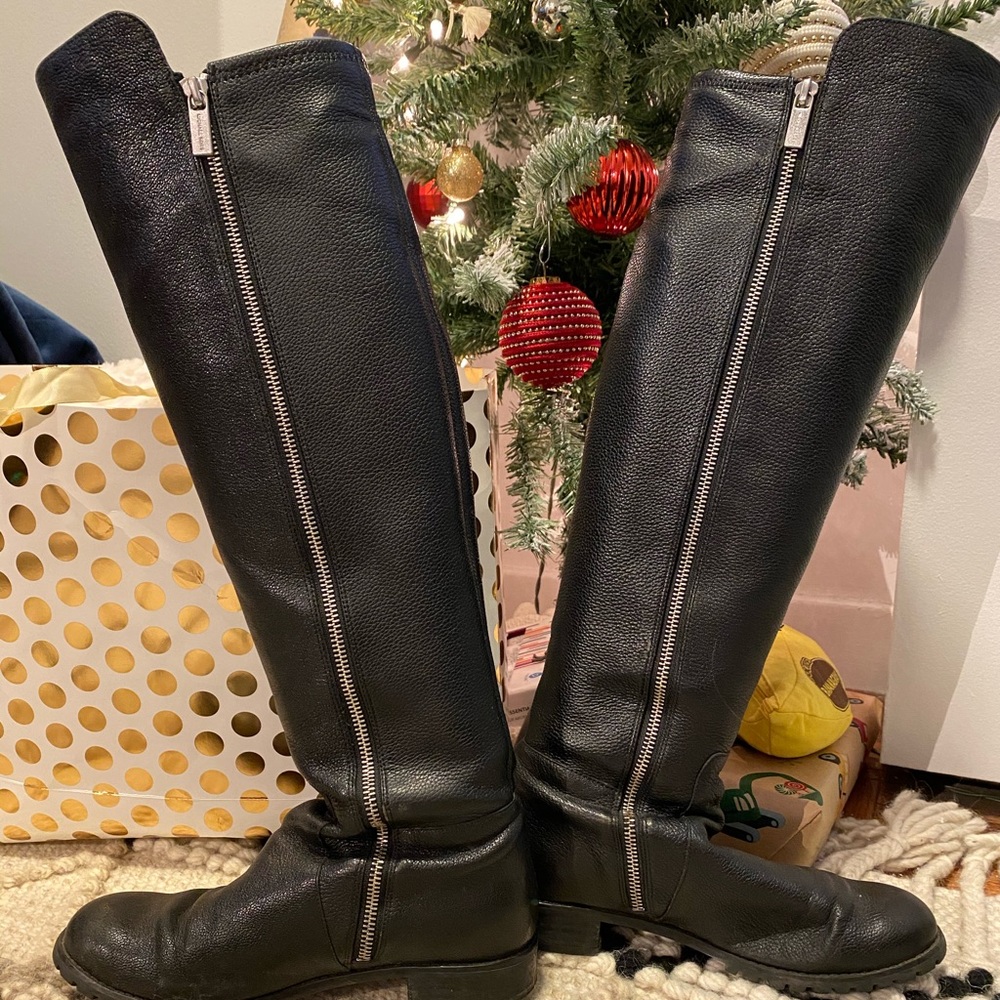 Michael Kors Leather Over the Knee Boots